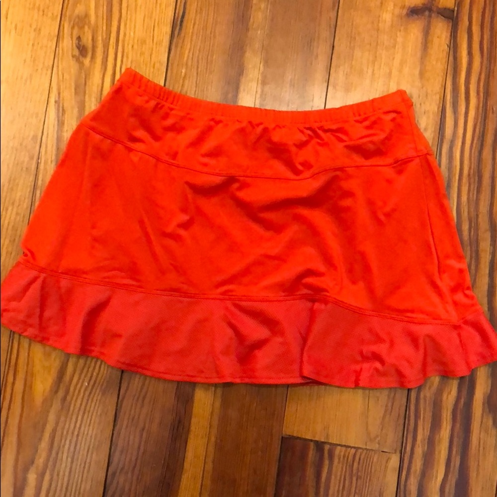 Tail red golf skirt